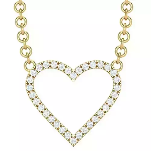 Heart pendent -2