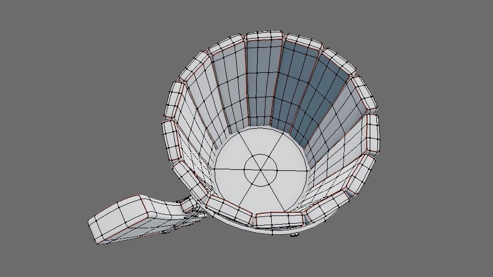 vikings cup Low-poly 3D model_5