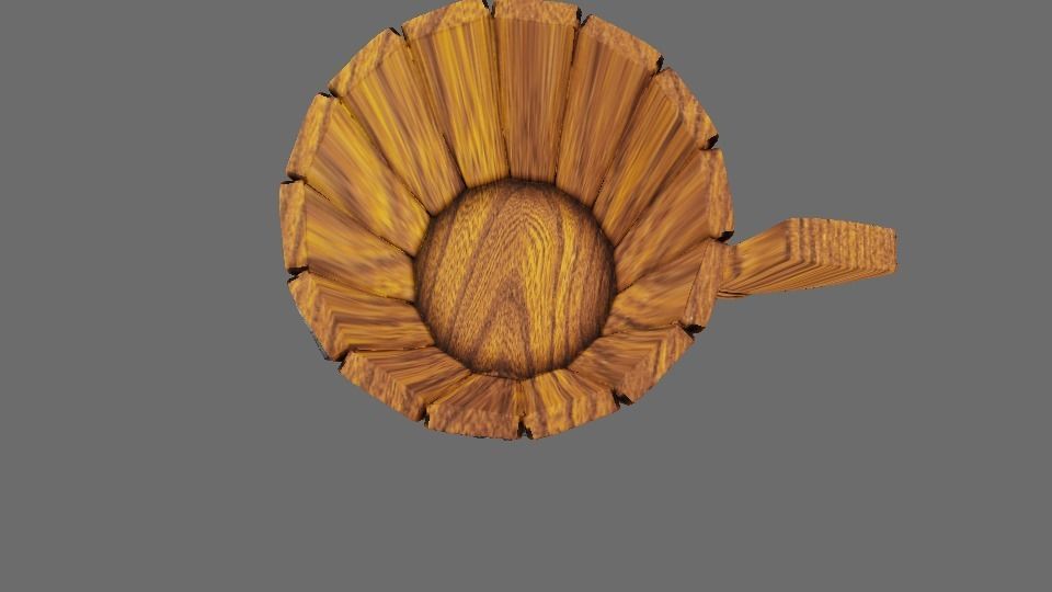 vikings cup Low-poly 3D model_8