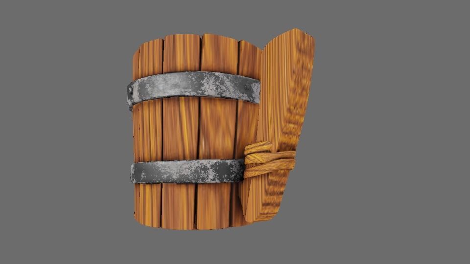 vikings cup Low-poly 3D model_1