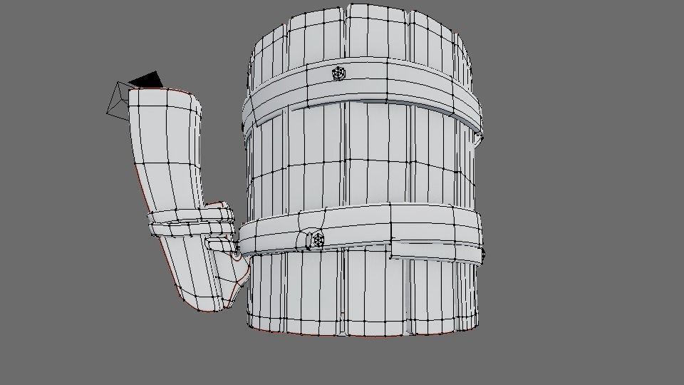 vikings cup Low-poly 3D model_6