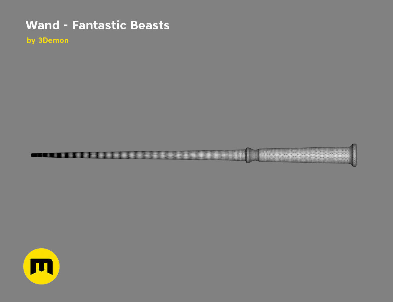 Porpentina Goldstein - Wand from Fantastic Beasts 3D print model_7