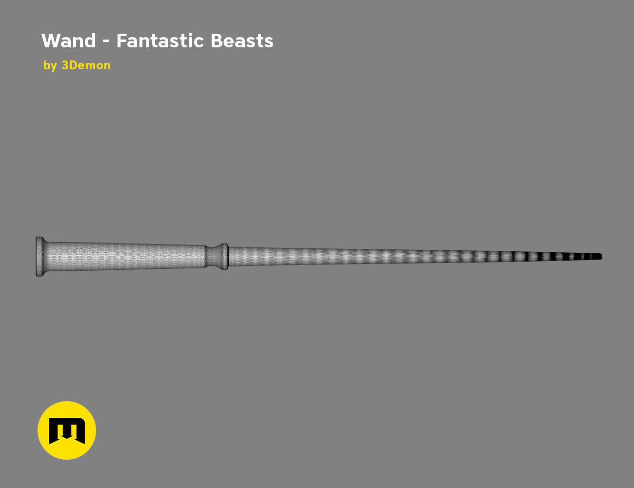 Porpentina Goldstein - Wand from Fantastic Beasts 3D print model_10