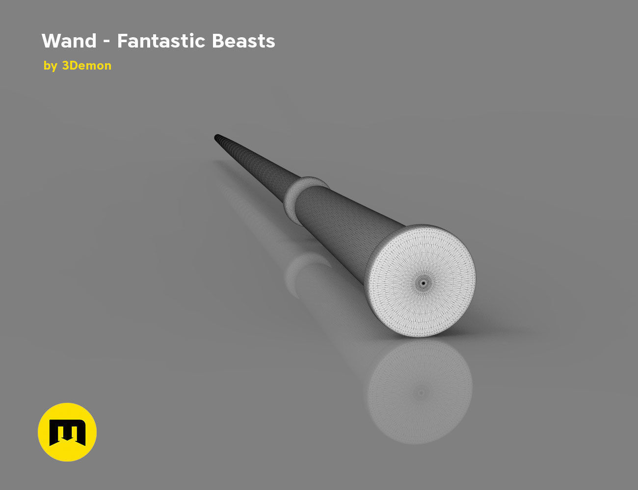 Porpentina Goldstein - Wand from Fantastic Beasts 3D print model_9