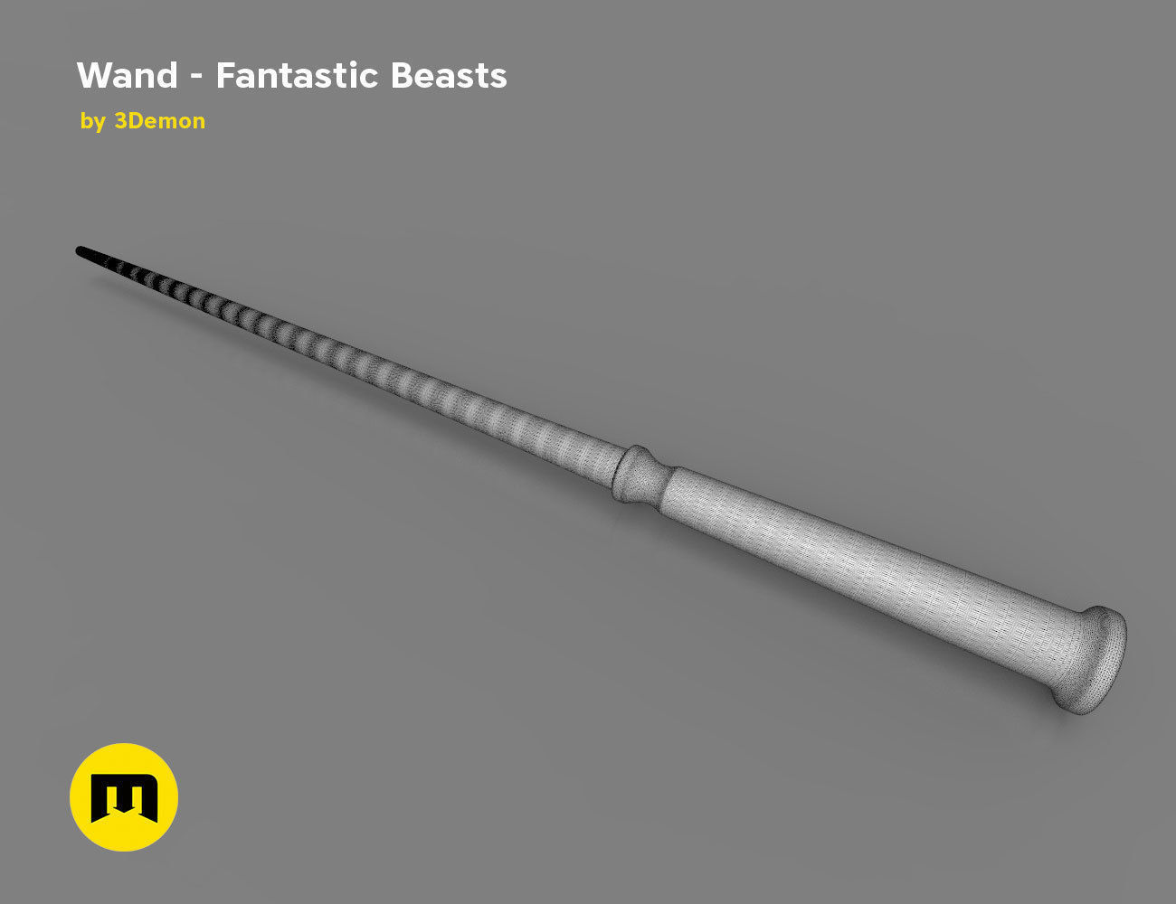 Porpentina Goldstein - Wand from Fantastic Beasts 3D print model_11