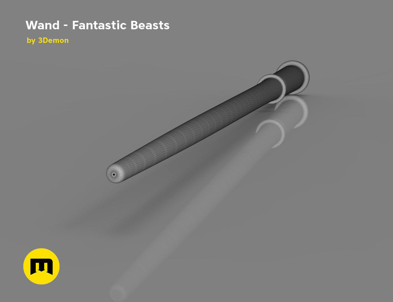 Porpentina Goldstein - Wand from Fantastic Beasts 3D print model_5