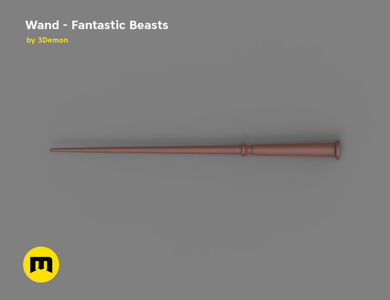 Porpentina Goldstein - Wand from Fantastic Beasts 3D print model_14