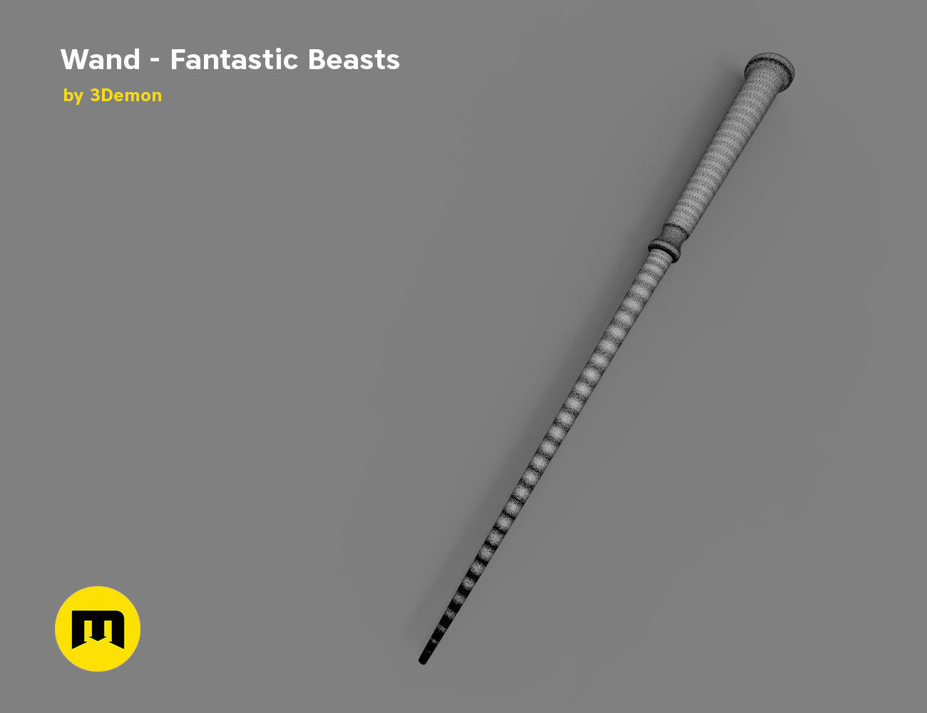 Porpentina Goldstein - Wand from Fantastic Beasts 3D print model_12