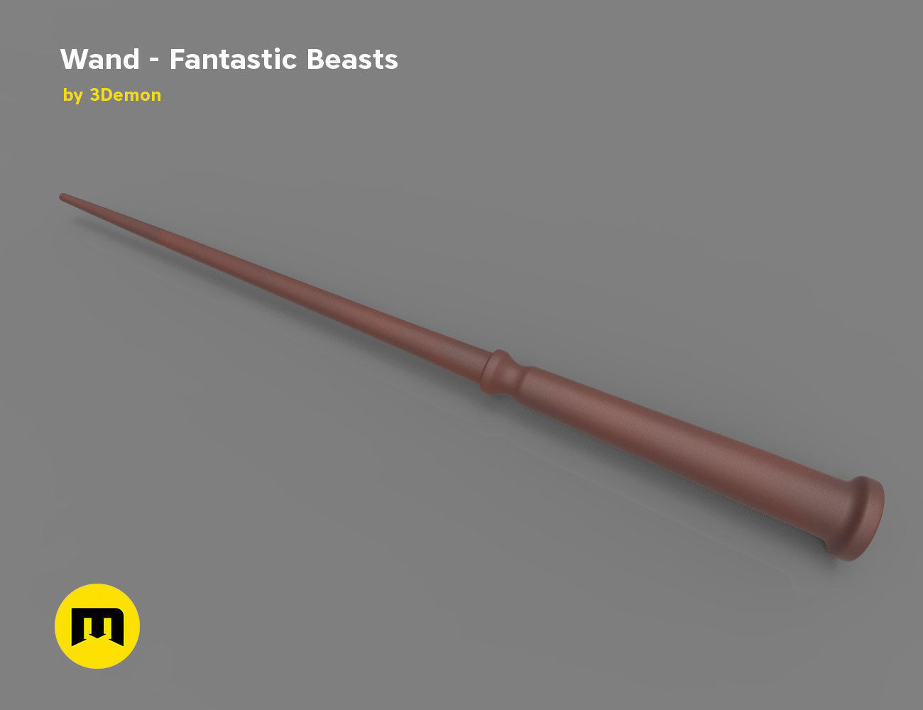 Porpentina Goldstein - Wand from Fantastic Beasts 3D print model_1