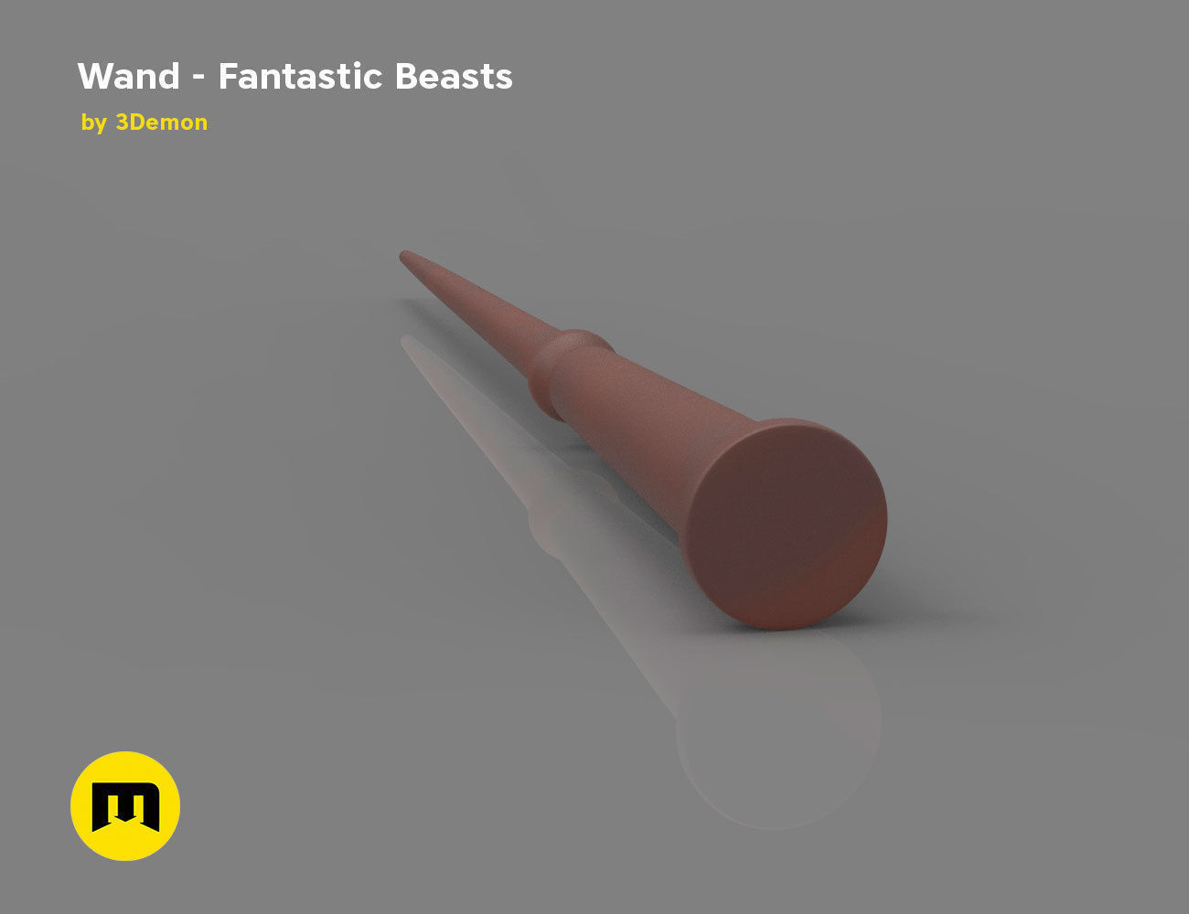 Porpentina Goldstein - Wand from Fantastic Beasts 3D print model_8
