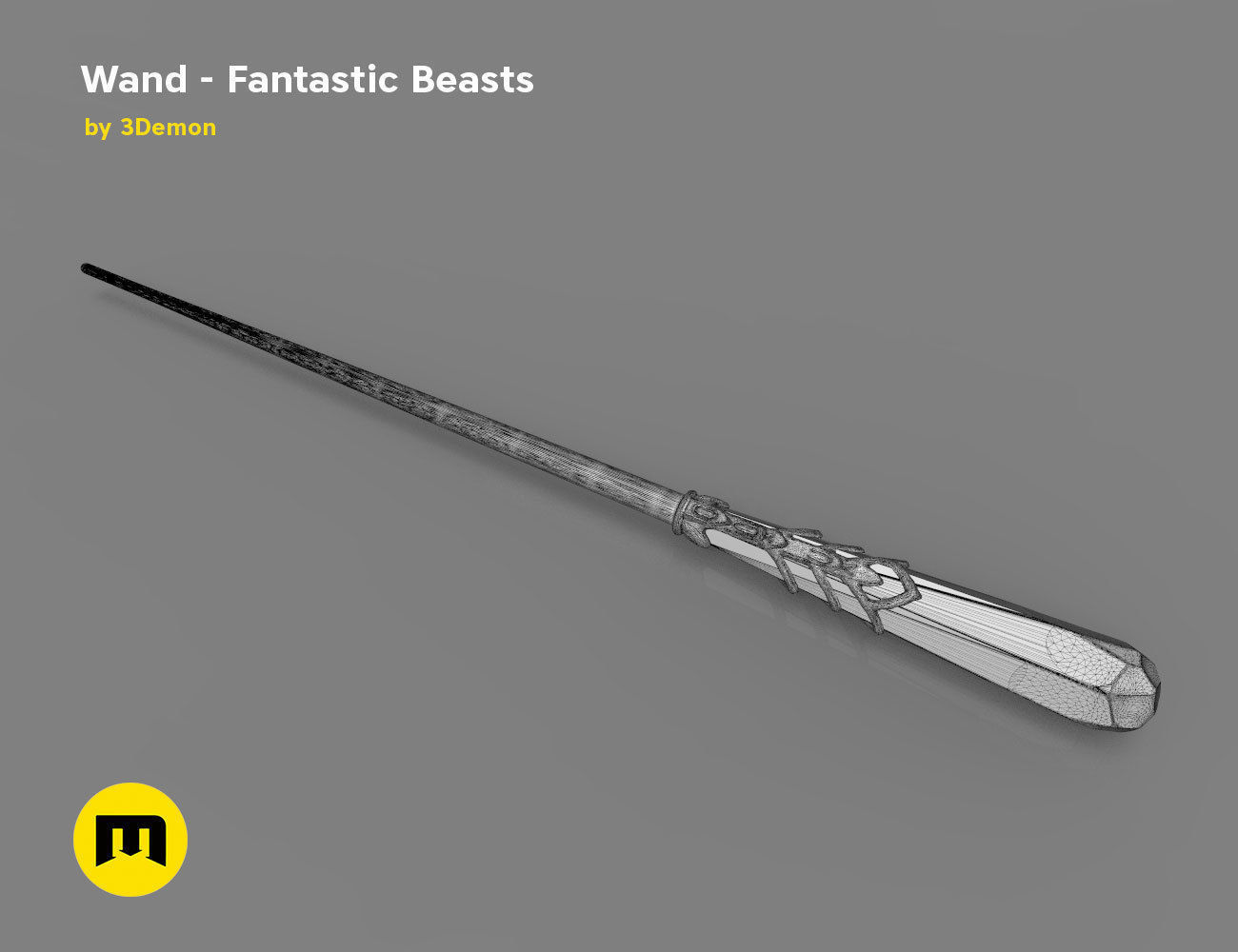 Seraphina Picquery - Wand from Fantastic Beasts 3D print model_11
