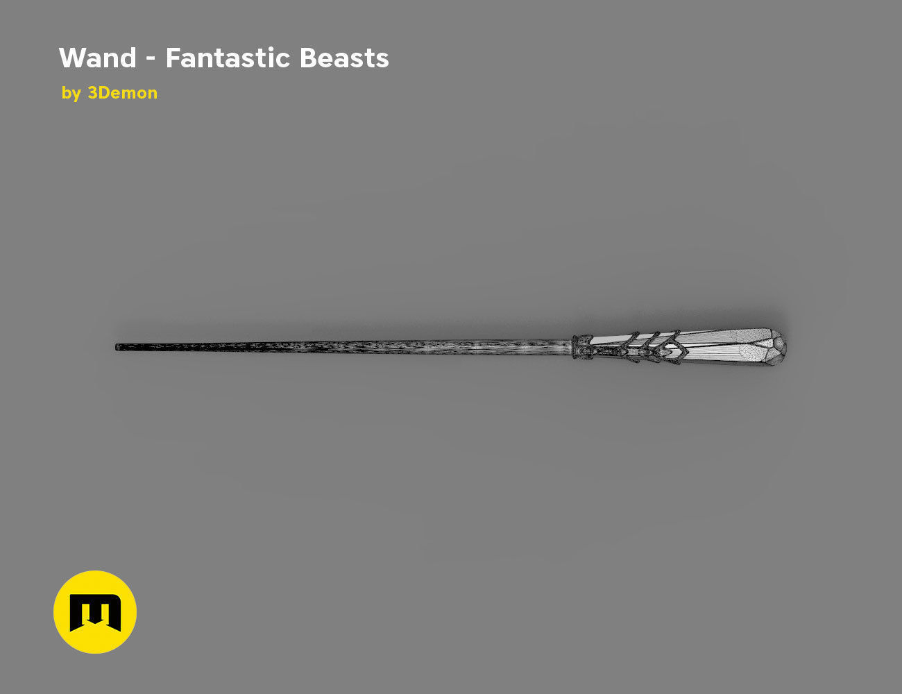 Seraphina Picquery - Wand from Fantastic Beasts 3D print model_13