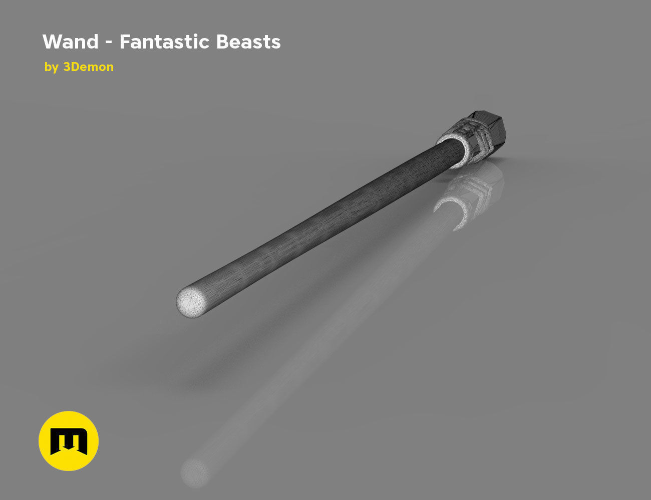 Seraphina Picquery - Wand from Fantastic Beasts 3D print model_9