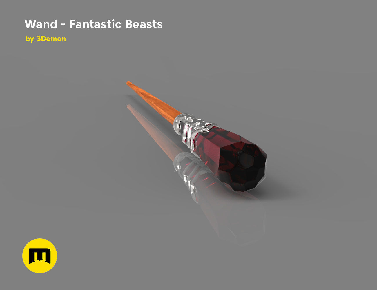 Seraphina Picquery - Wand from Fantastic Beasts 3D print model_5