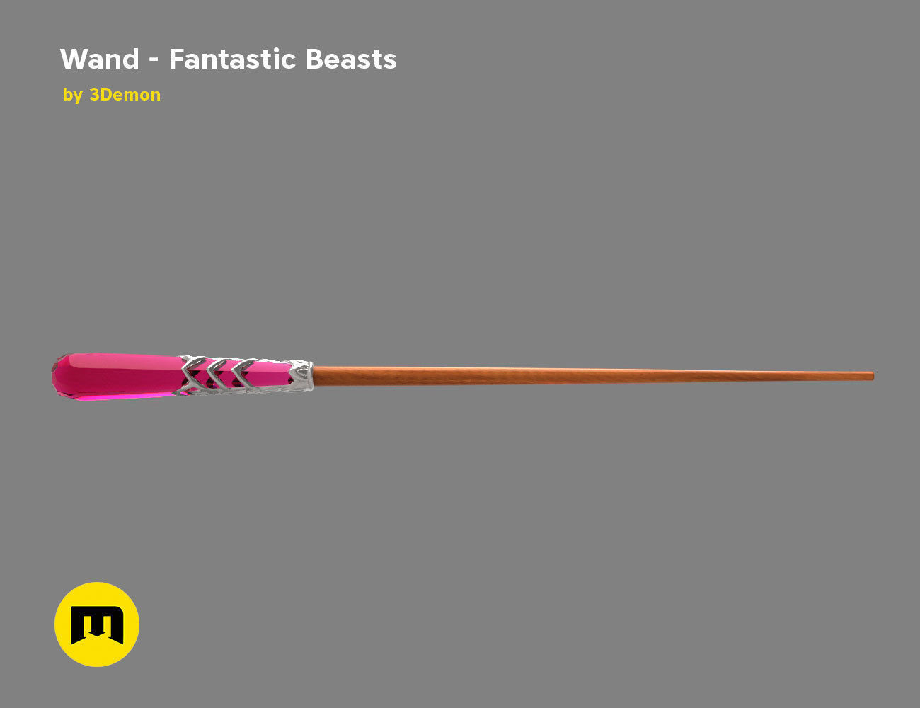 Seraphina Picquery - Wand from Fantastic Beasts 3D print model_3
