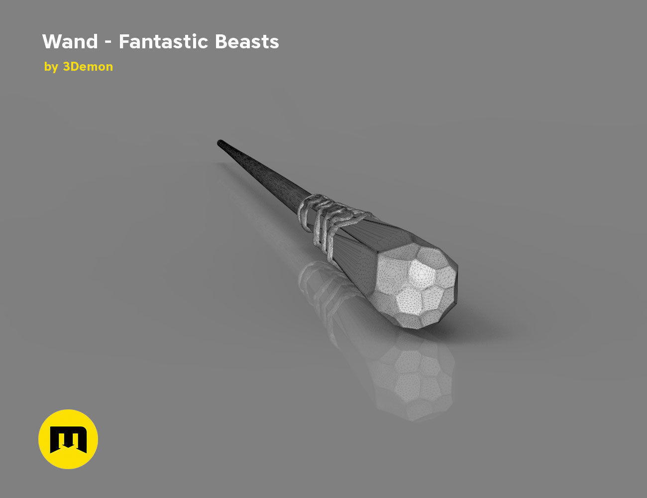 Seraphina Picquery - Wand from Fantastic Beasts 3D print model_10