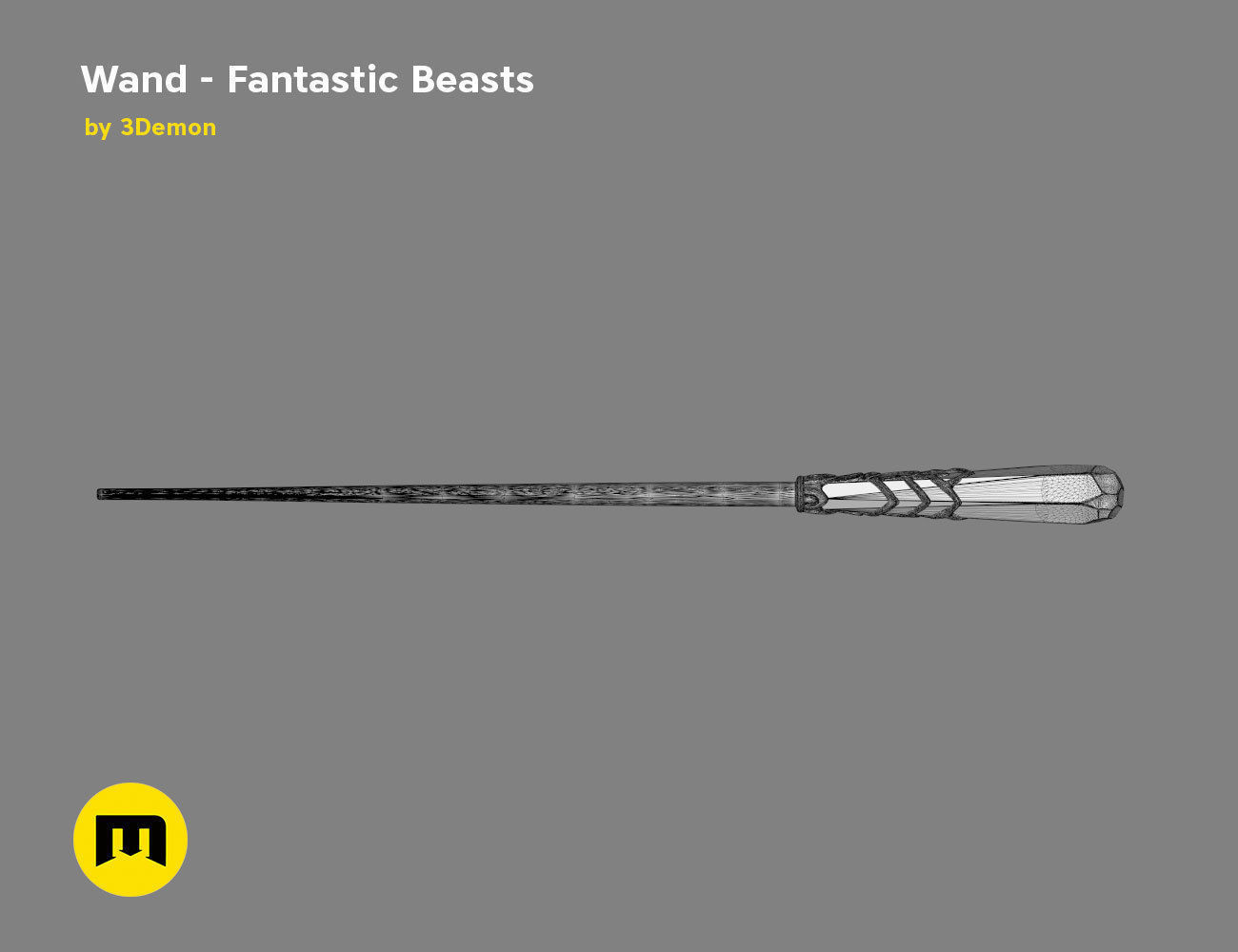 Seraphina Picquery - Wand from Fantastic Beasts 3D print model_7