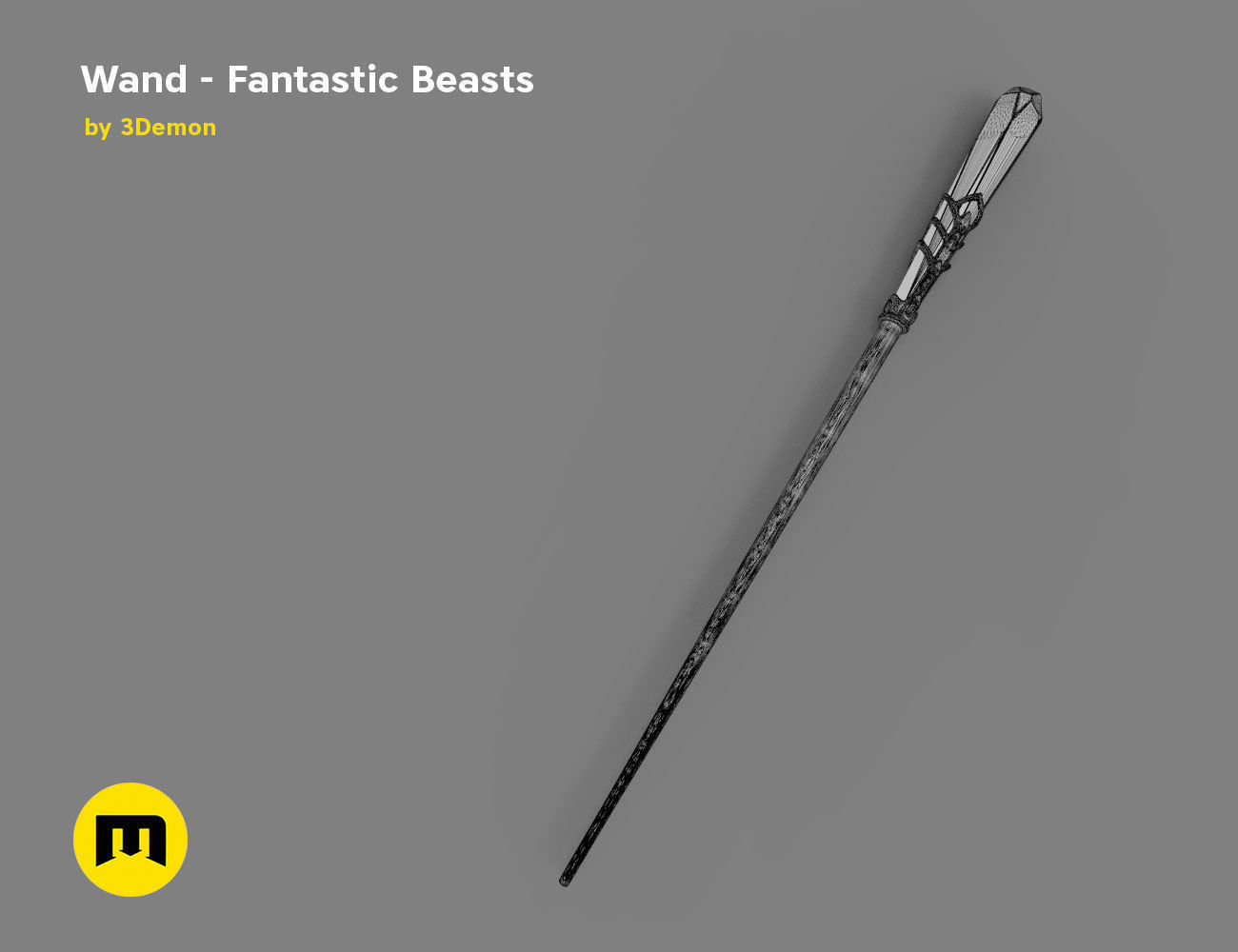 Seraphina Picquery - Wand from Fantastic Beasts 3D print model_12