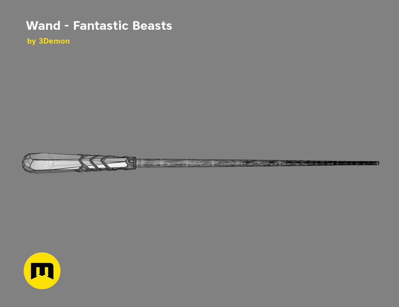 Seraphina Picquery - Wand from Fantastic Beasts 3D print model_8
