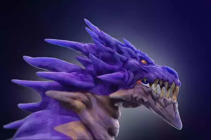 Dragon Bust 3D model