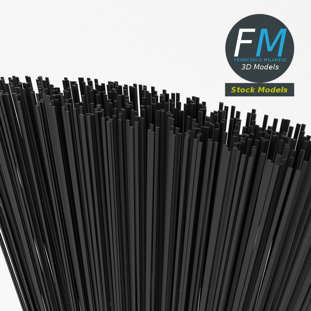 Barber brush 1 3D model_5