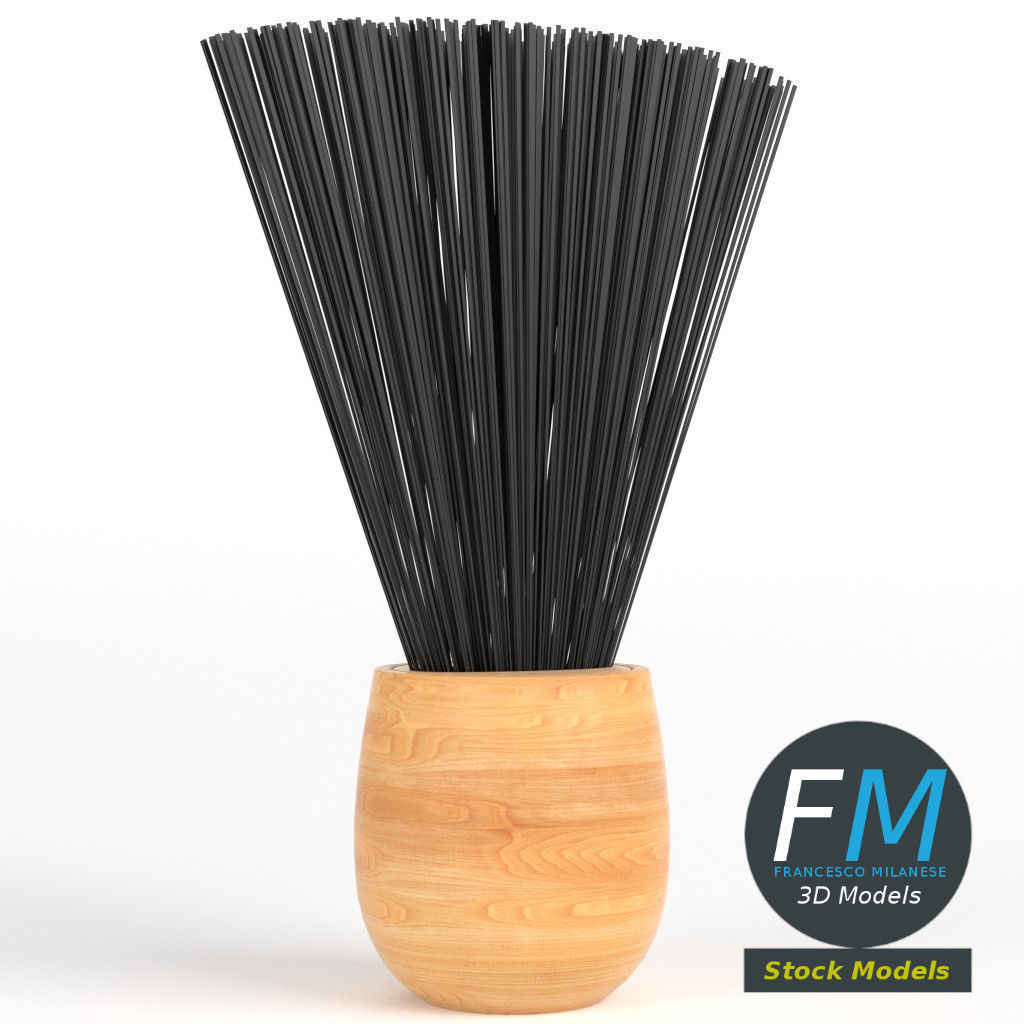 Barber brush 1 3D model_3