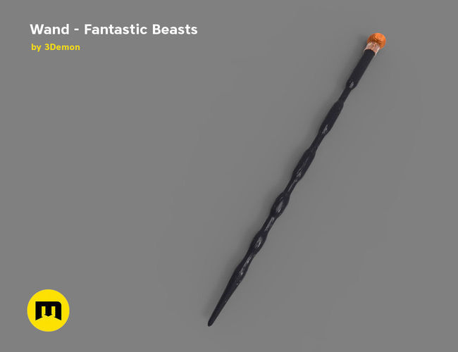 Young Albus Dumbledore - Wand 3D print model
