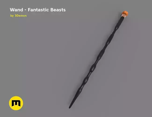 Young Albus Dumbledore - Wand 3D print model
