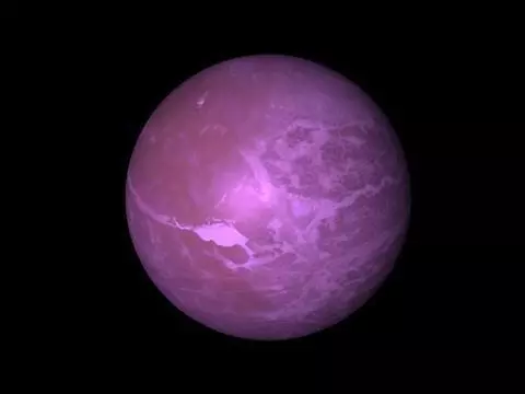 Pink alien planet Free low-poly 3D model