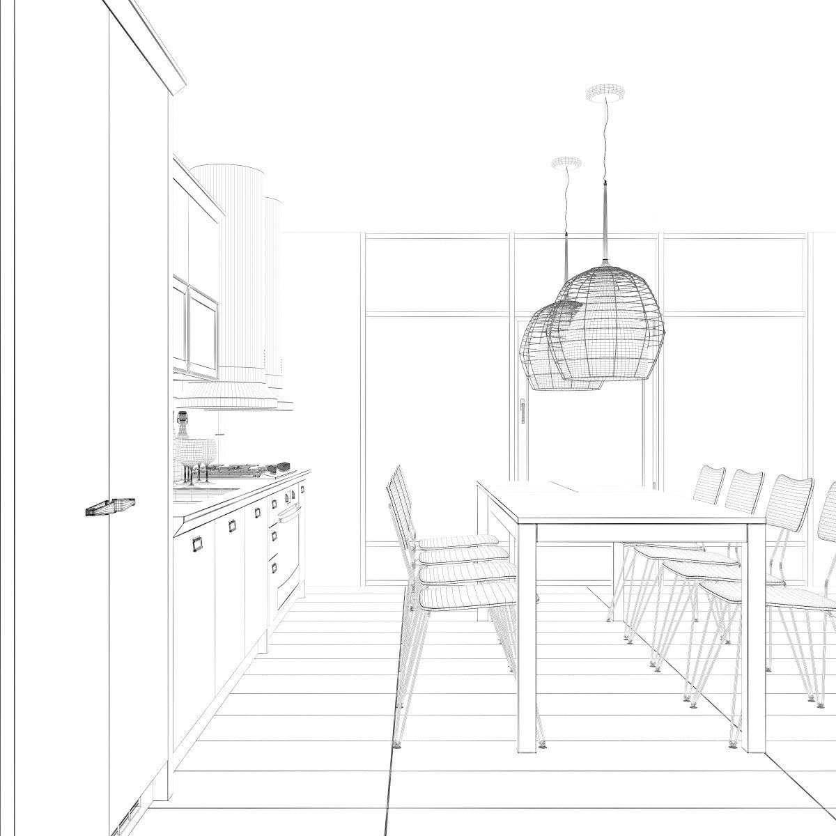 Scavolini diesel social kitchen type 002 3D model_16