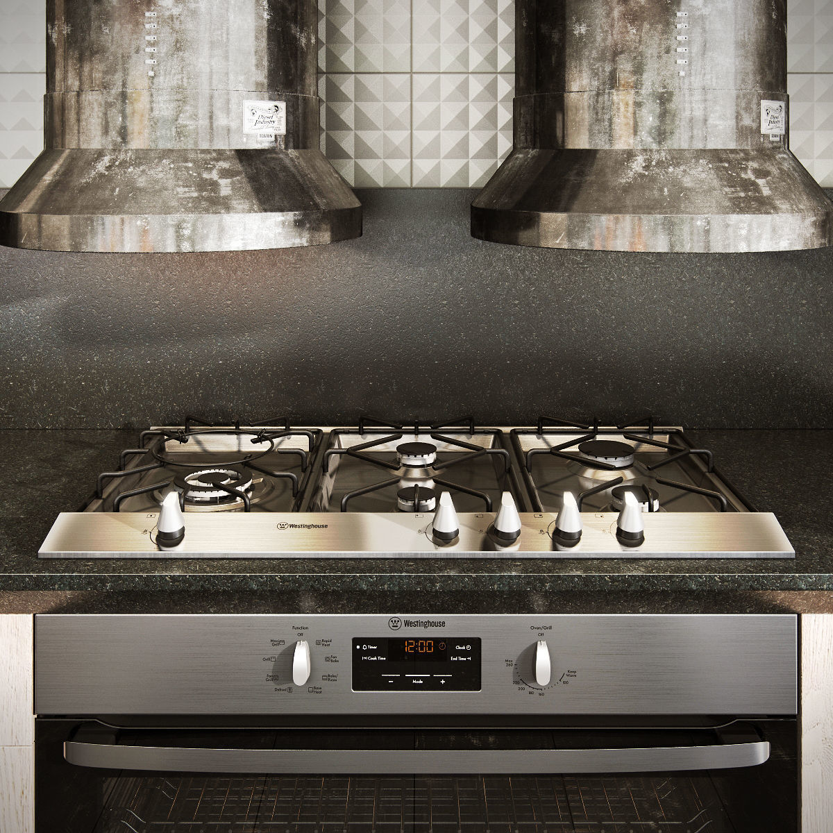 Scavolini diesel social kitchen type 002 3D model_5