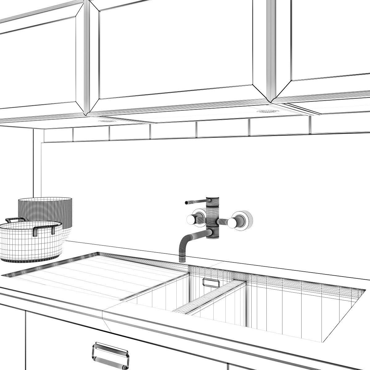 Scavolini diesel social kitchen type 002 3D model_18