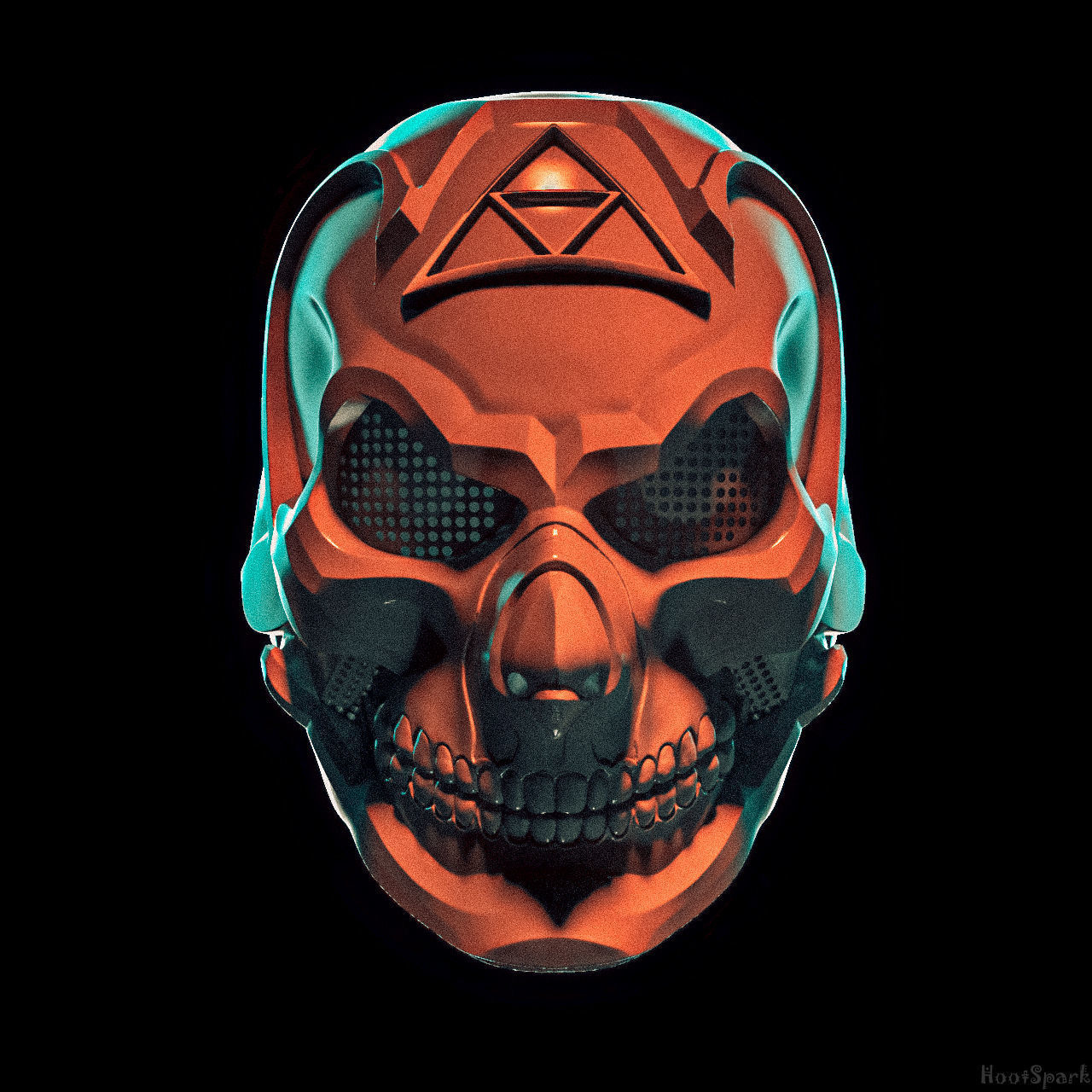 Skull Helmet Steampunk Air Soft Sci Fi Steam Punk Stl Files 3D print model_7