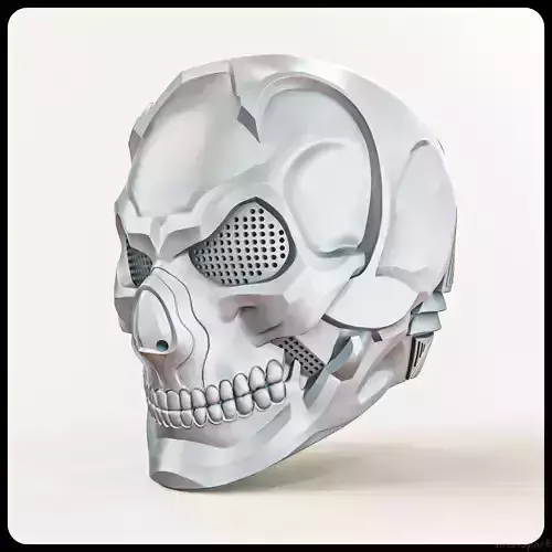 Skull Helmet Steampunk Air Soft Sci Fi Steam Punk Stl Files 3D print model