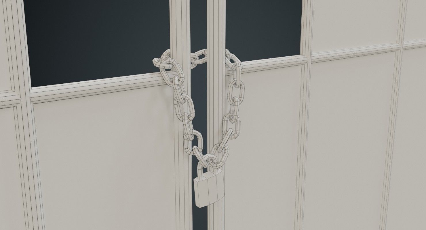 Gate 2A Low-poly 3D model_7