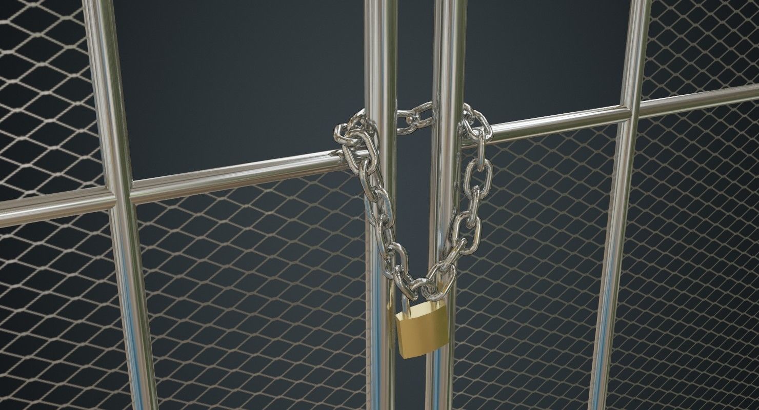 Gate 2A Low-poly 3D model_5