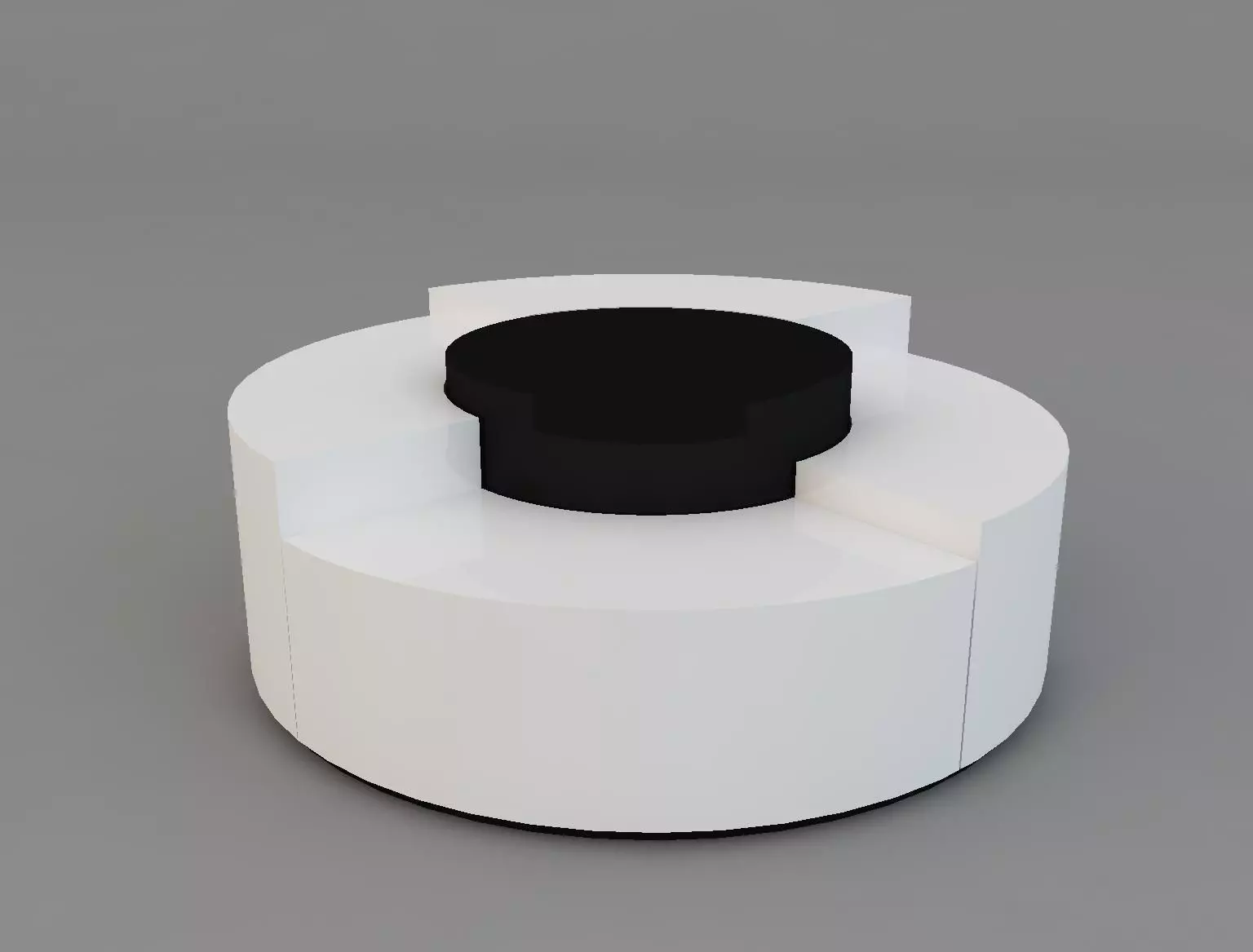 modern table 3D model_0
