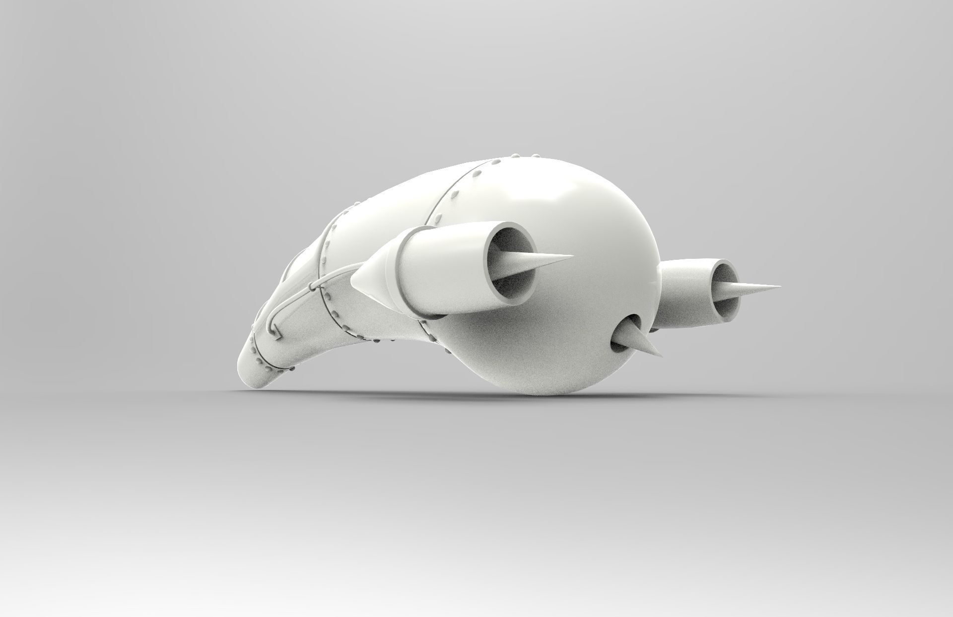 Space Ship 3D model_1