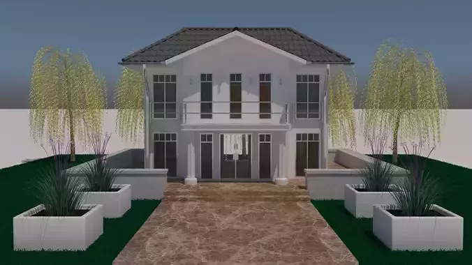 Large modern luxurious house