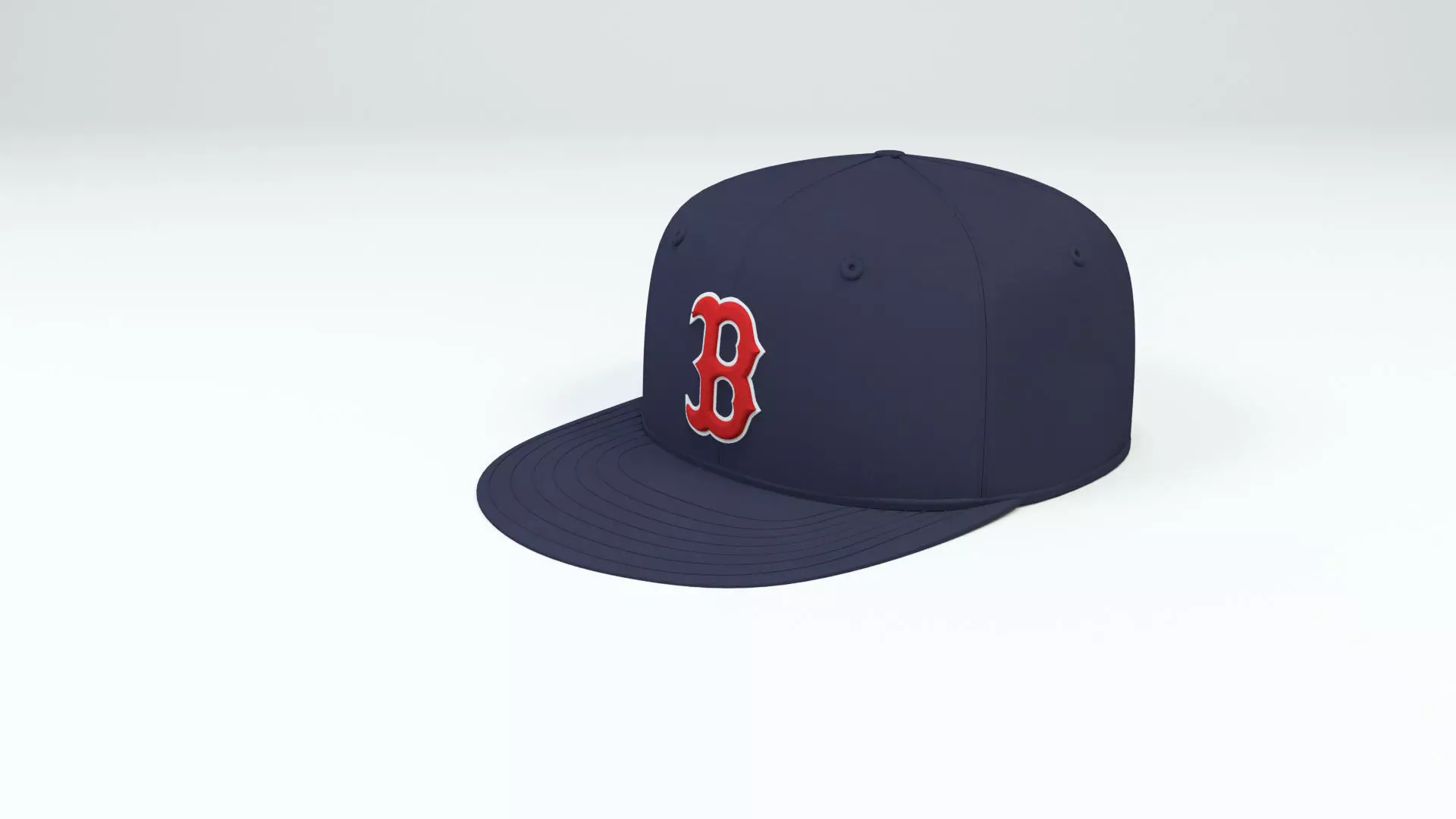 Boston Red Sox Baseball Caps 3D model