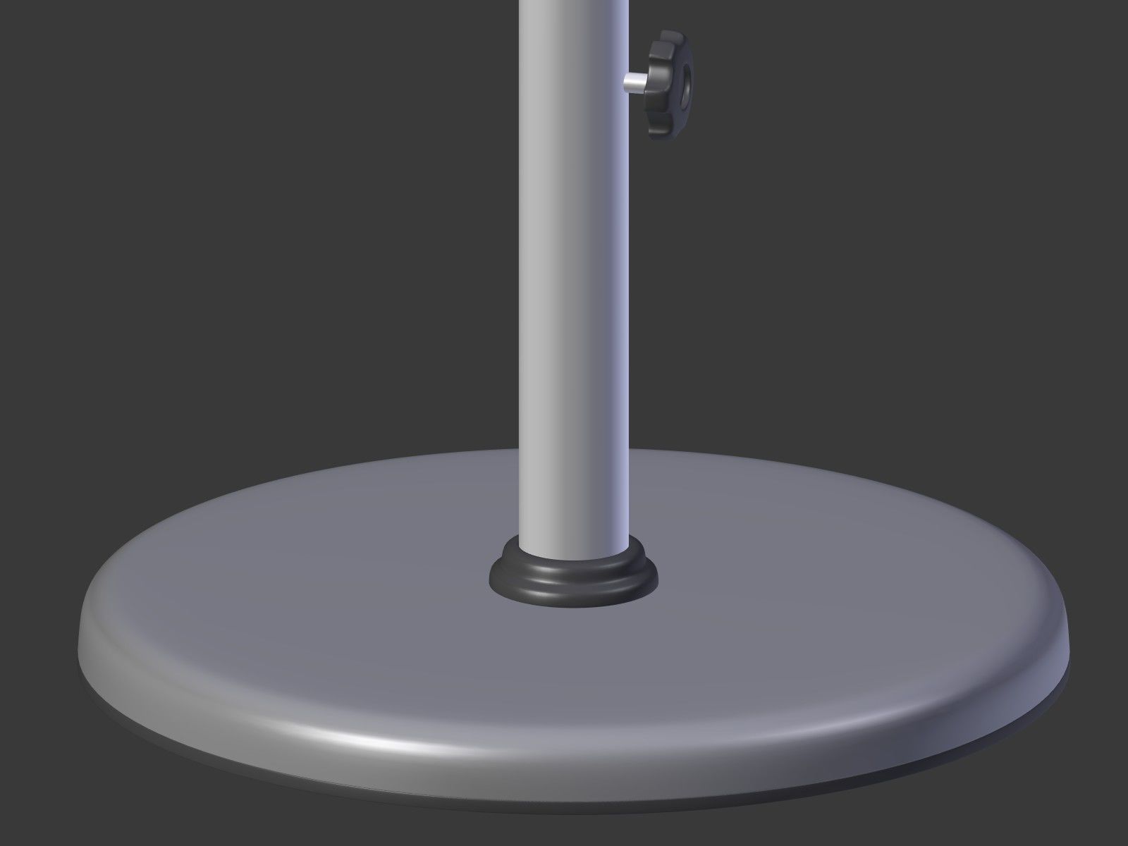 Umbrella Patio Parasol 2 Low-poly 3D model_25