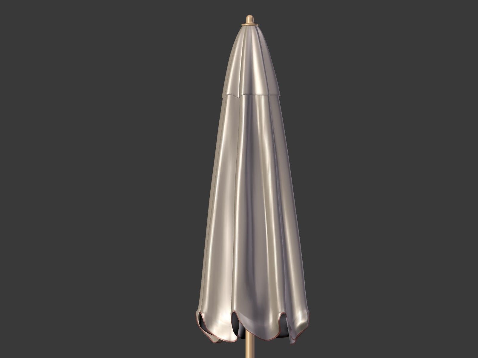 Umbrella Patio Parasol 2 Low-poly 3D model_20