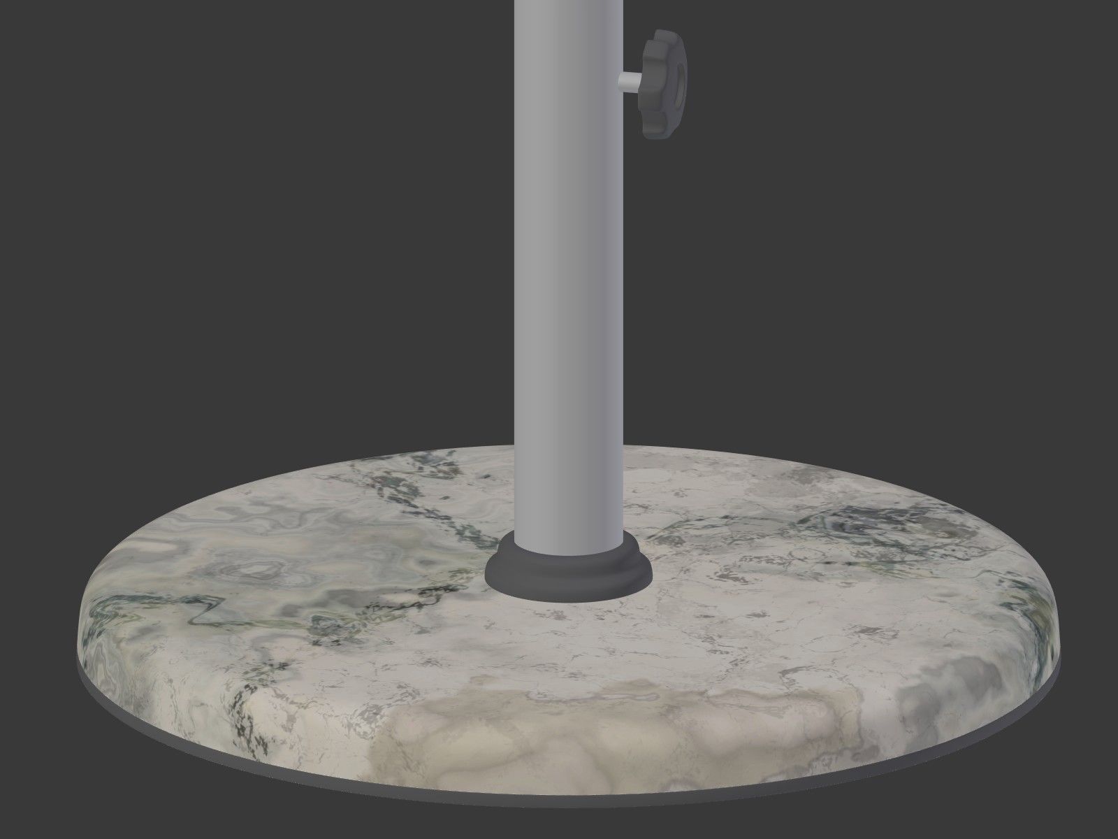 Umbrella Patio Parasol 2 Low-poly 3D model_24