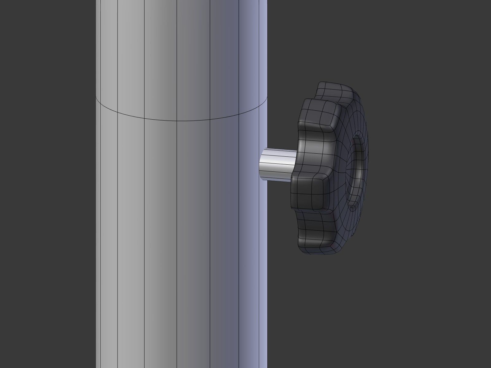 Umbrella Patio Parasol 2 Low-poly 3D model_27