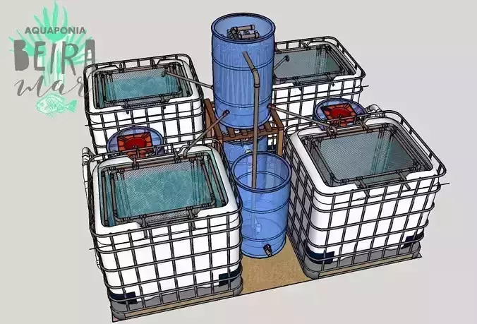 Sistema de Criacao Consorciada de Camaroes e Tilapias