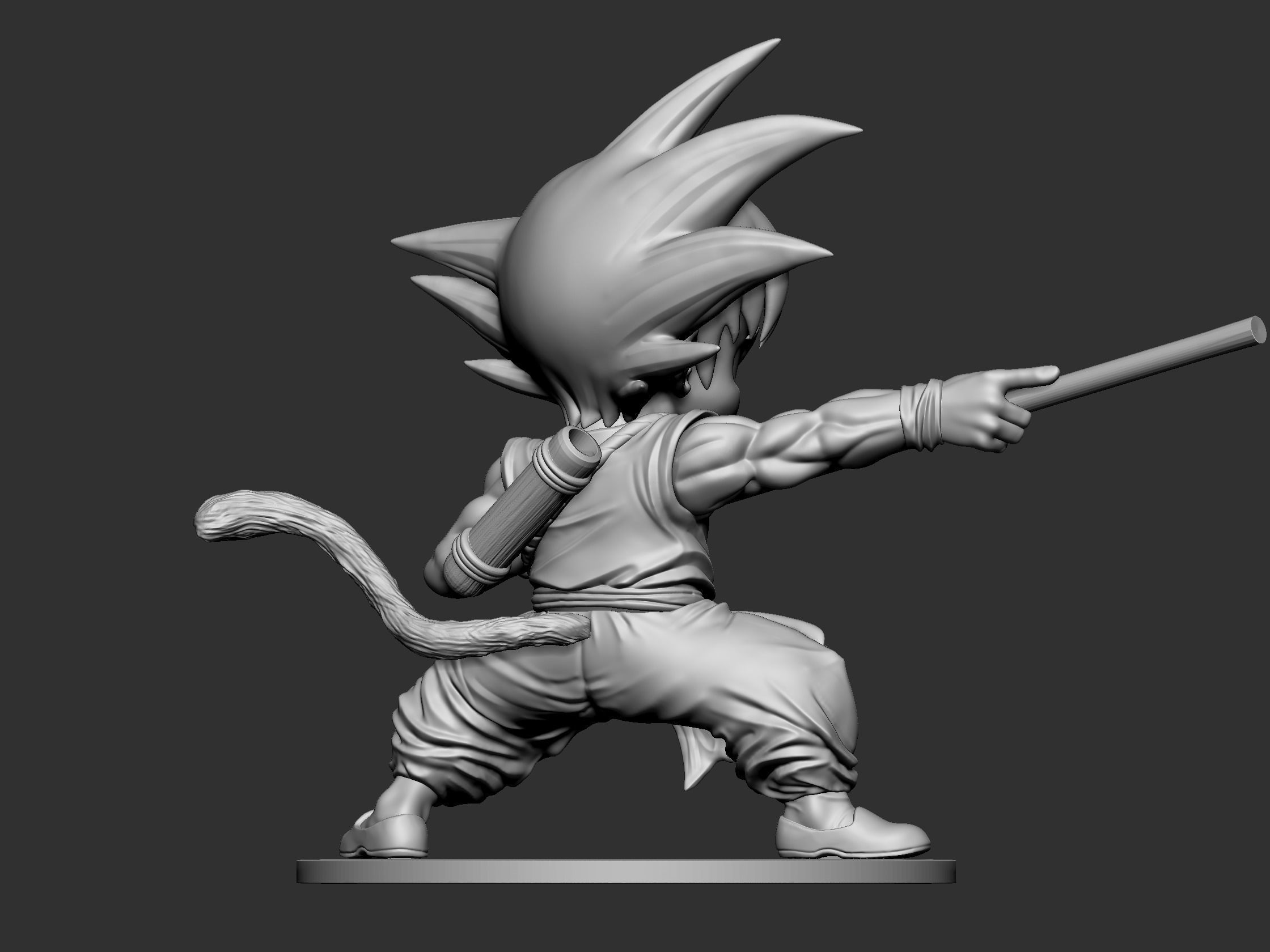 Child Go-Ku Fan Art for 3DPrint 3D print model_3