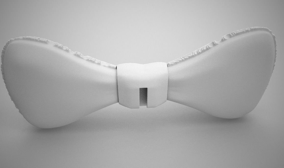 Love Bow Tie 3D print model_6