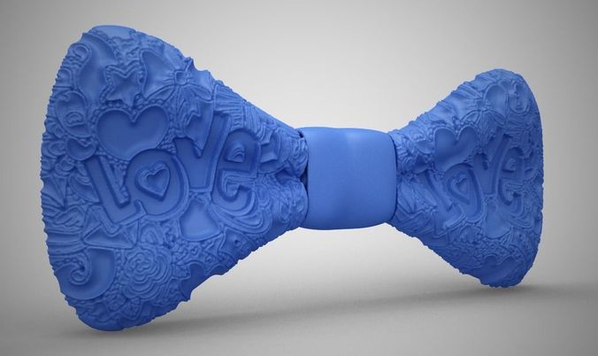 Love Bow Tie 3D print model
