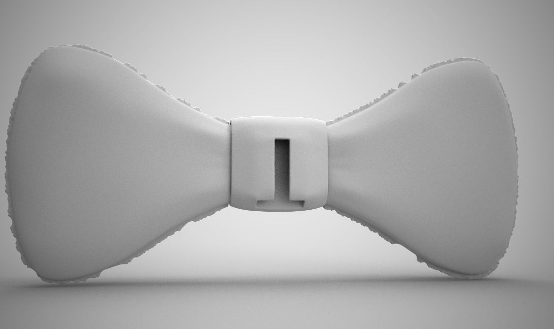 Love Bow Tie 3D print model_5