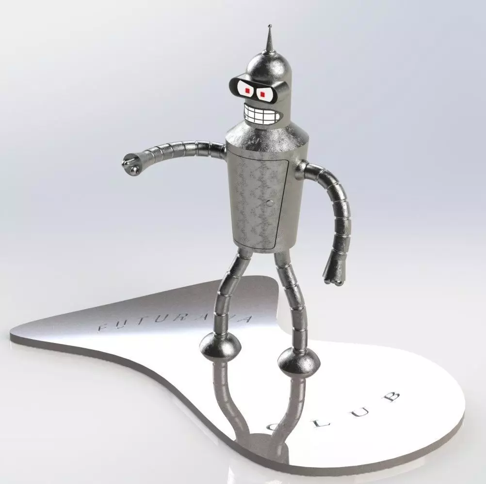 Bender Rodriguez 3D print model_0